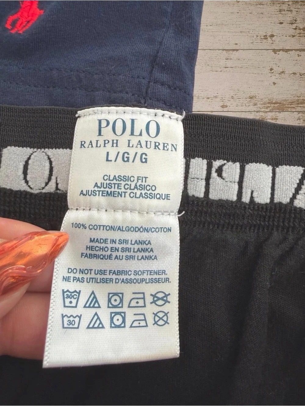 Polo Ralph Lauren Men's Classic Fit Cotton Knit Boxers - Size L - 2-Pack